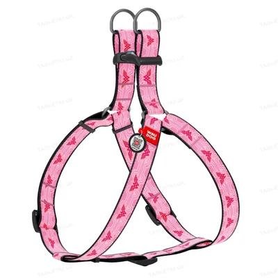Шлея для собак Collar WAUDOG Nylon Чудо-жінка 1, з QR паспортом ширина 10 мм, довжина 28-40 см