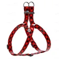 Шлея для собак Collar WAUDOG Nylon Шотландка червона, з QR паспортом ширина 15 мм, довжина 40-55 см