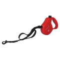 Рулетка Collar control 20 кг светоотражающая лента трос, красная, 5 м