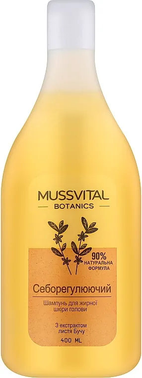 Шампунь Mussvital Botanics Себорегулюючий, 400 мл