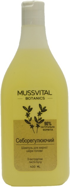 Шампунь Mussvital Botanics Себорегулюючий, 400 мл