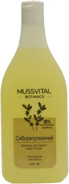 Шампунь Mussvital Botanics Себорегулюючий, 400 мл