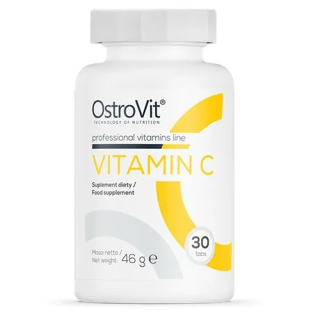 Вітамін С OstroVit Vitamin C 1000 мг, 30 таблеток