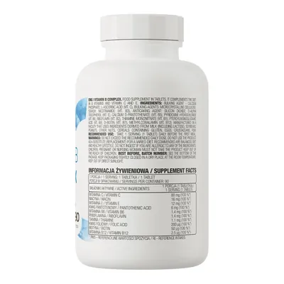 Комплекс Вітамін B OstroVit Vitamin B, 90 таблеток