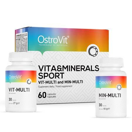 Вітаміни OstroVit Vit & Min спорт, 60 капсул