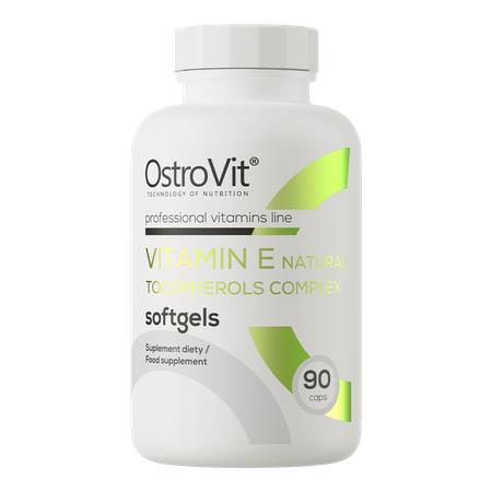 Вітамін Е OstroVit Натуральний комплекс токоферол, 90 капсул