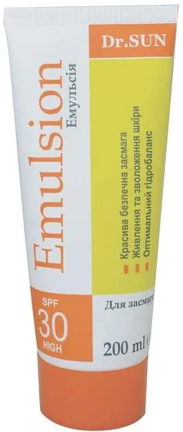 Засіб для засмаги Dr.SUN SPF30, 200 мл