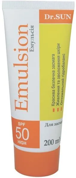 Засіб для засмаги Dr.SUN SPF50, 200 мл