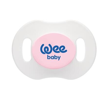 Пустышка силиконовая Wee Baby Ночная №2 ортодонтическая с колпачком 6-18 месяцев, 1 шт