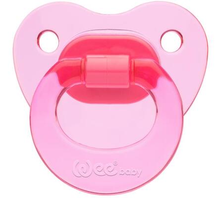 Пустышка силиконовая Wee Baby №1 ортодонтическая 0-6 месяцев, 1 шт