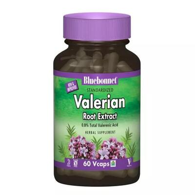 Экстракт корня валерианы Bluebonnet Nutrition Valerian Root Extract, 60 вегетарианских капсул