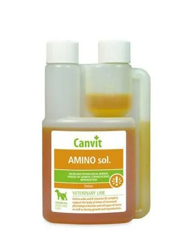 Вітамінна добавка для тварин Canvit Amino sol, 250 мл