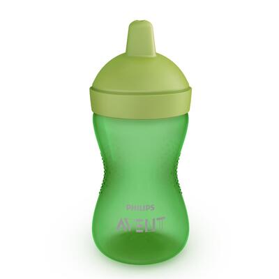Чашка-непроливайка Philips Avent SCF804/03 с твердым носиком с 18 месяцев, зеленая, 300 мл
