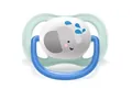 Пустушка силіконова Philips Avent Ultra Air Animal SCF080/05 ортодонтична, для хлопчиків, 0-6 місяців, 2 шт