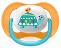 Пустышка силиконовая Philips Avent Ultra Air Animal SCF080/07 ортодонтическая, для мальчиков, 6-18 месяцев, 2 шт