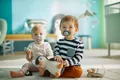 Пустушка силіконова Philips Avent Ultra Air Animal SCF080/07 ортодонтична, для хлопчиків, 6-18 місяців, 2 шт