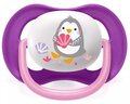 Пустышка силиконовая Philips Avent Ultra Air Animal SCF080/08 ортодонтическая, для девочек, 6-18 месяцев, 2 шт