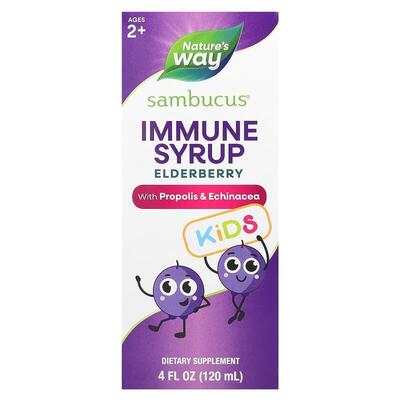 Сироп черная бузина для детей Nature's Way Sambucus Immune Syrup For Kids, 120 мл