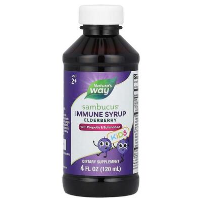 Сироп черная бузина для детей Nature's Way Sambucus Immune Syrup For Kids, 120 мл