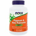 Слива и Со Пальметто NOW Pygeum & Saw Palmetto, 120 капсул