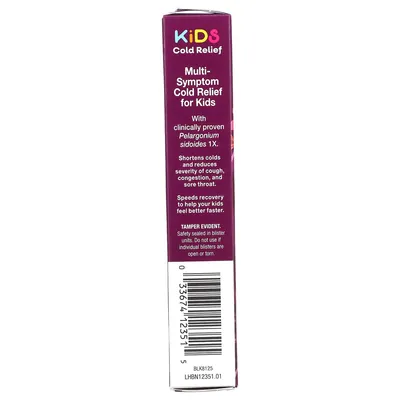 Комплекс при застуді для дітей Nature's Way Umcka Coldcare Cherry Kids, 10 жувальних таблеток