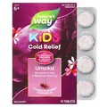 Комплекс при застуді для дітей Nature's Way Umcka Coldcare Cherry Kids, 10 жувальних таблеток