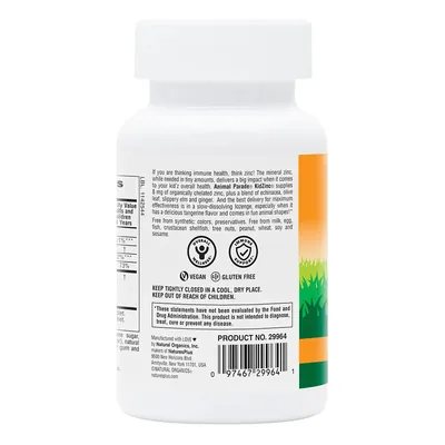Цинк для дітей Nature's Plus Kid Zinc, 90 льодяників