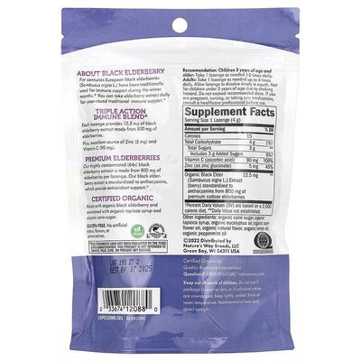 Черная бузина и цинк Nature's Way Sambucus Zinc мята леденцы №24