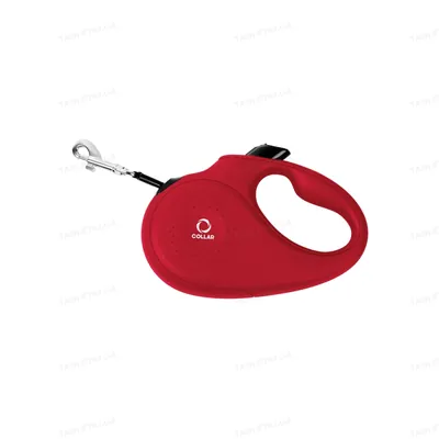 Повідець-рулетка для собак Collar S до 15 кг, 5 м червона