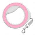 Повідець-рулетка для собак Collar WAUDOG 81277 кругла, XS-M, до 25 кг, 2,9 м, рожева