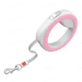 Повідець-рулетка для собак Collar WAUDOG 81277 кругла, XS-M, до 25 кг, 2,9 м, рожева