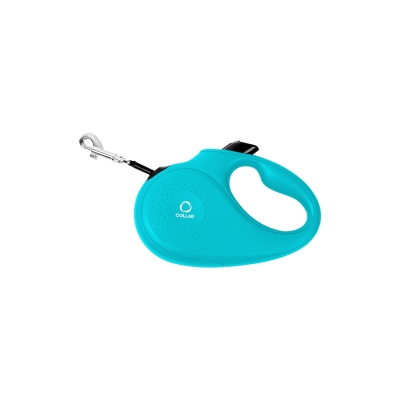 Поводок-рулетка для собак Collar ХS до 12 кг, 3 м голубая