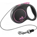 Повідець-рулетка для собак Flexi Black Design 033234 з тросом XS, 3 м