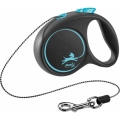 Поводок-рулетка для собак Flexi Black Design 033234 с тросом XS, 3 м