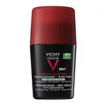 Дезодорант-антиперспірант кульковий Vichy Homme 96h Clinical Control для чоловіків проти надмірного потовиділення та запаху, 50 мл