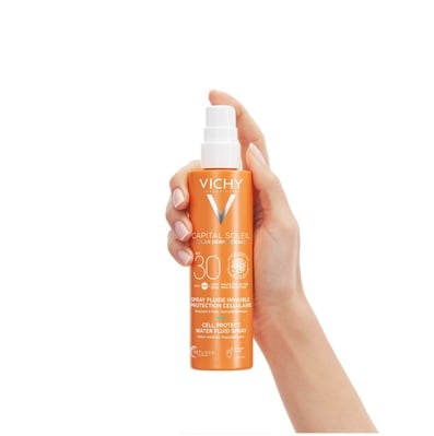 Спрей-флюид Vichy Capital Soleil солнцезащитный водостойкий для тела SPF 30, 200 мл
