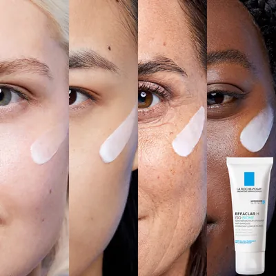 Крем для обличчя La Roche-Posay Effaclar H Iso-Biome відновлюючий заспокійливий для зневодненої чутливої шкіри схильної до недоліків, 40 мл