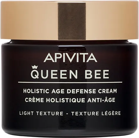 Крем для обличчя Apivita Queen Bee легкої текстури для комплексного захисту від старіння, 50 мл