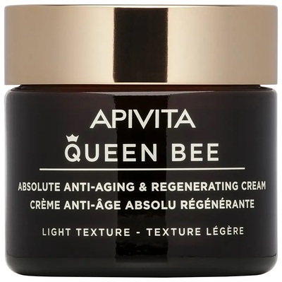 Крем для лица Apivita Queen Bee легкой текстуры для комплексной защиты от старения, 50 мл