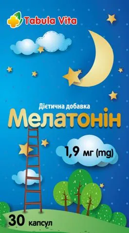 Мелатонін 1.9 мг (mg) Tabula Vita капсули №30