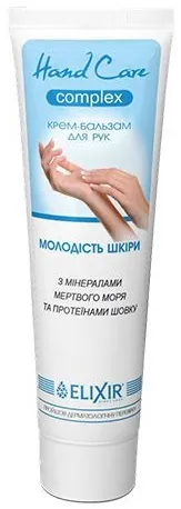 Крем-бальзам для рук Elixir Молодість Шкіри з мінералами мертвого моря і протеїнами шовку, 75 мл
