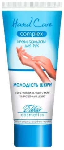 Крем-бальзам для рук Молодость Кожи Elixir с минералами мертвого моря и протеинами шелка, 75 мл