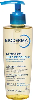 Олія для душу Bioderma Atoderm для сухої атопічної шкіри, 200 мл