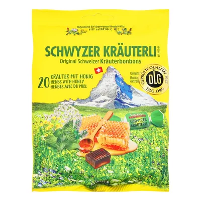 Льодяники Schwyzer Krаuterli з травами та медом, 75 г