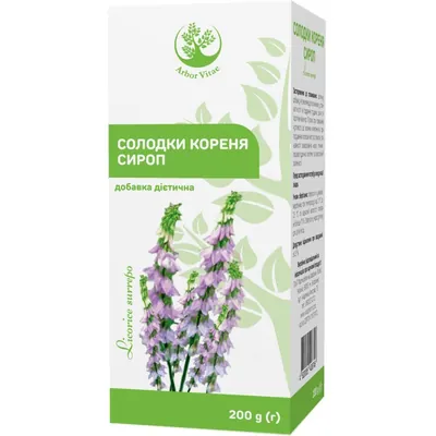Солодки кореня Arbor Vitae сироп по 200 г у флак.