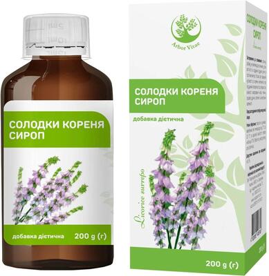 Солодки корня Arbor Vitae сироп по 200 г во флак.