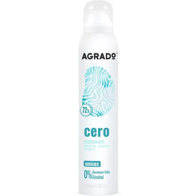 Дезодорант спрей Agrado Зеро, 200 мл