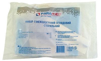 Набор гинекологический Paramed смотровой стерильный №6