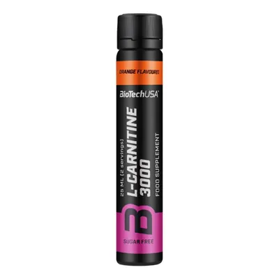 Жироспалювач Biotech L-CARNITINE 3000 AMPULE апельсин, 20 штук по 25 мл
