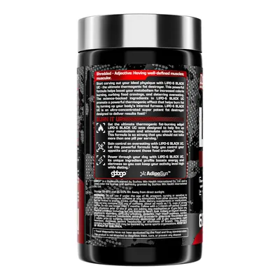 Жироспалювач Nutrex Research Lipo6 Black Ultra Concentrate, 60 капсул